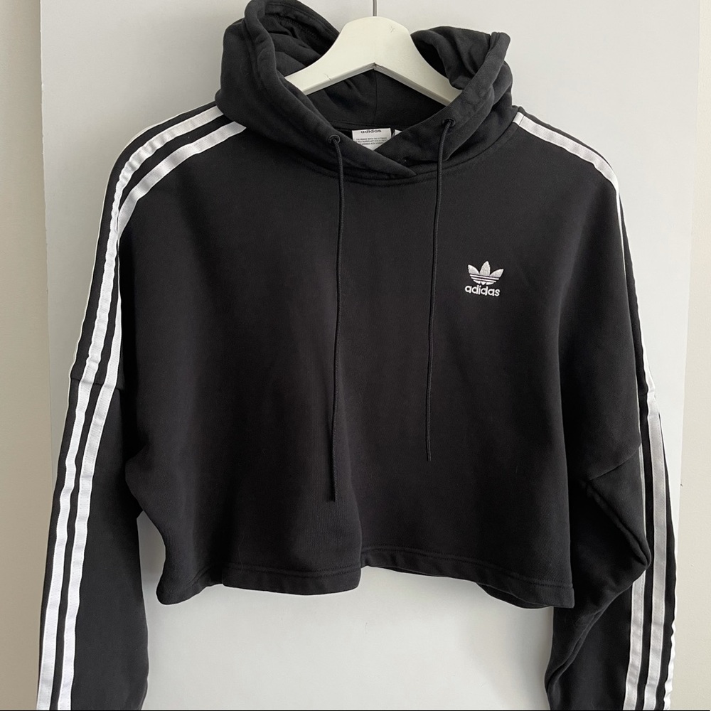 Adidas cropped hoodie